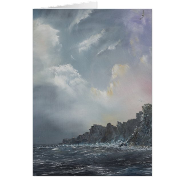 Cartão Fotos do vento do norte (Frente)