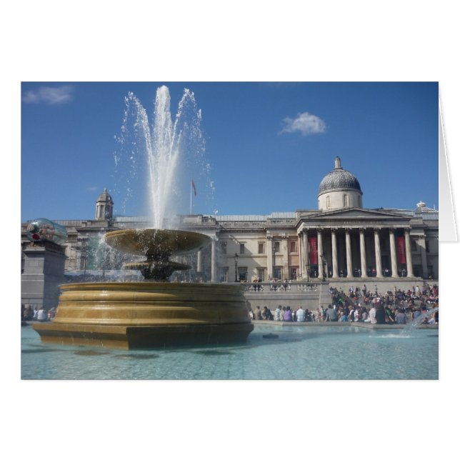 Cartão fountain trafalgar (Frente Horizontal)