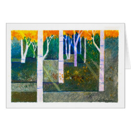 Cartão Fox esperto, coruja astuto