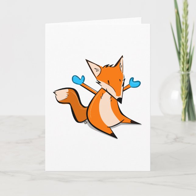 Cartão Fox Glove - Greeting Card (Frente)