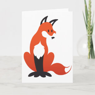 Cartão Fox Greeting Card