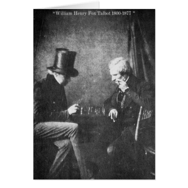 Cartão Fox Talbot de William Henry (Frente)