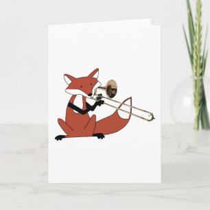 Cartão Fox tocando Trombone