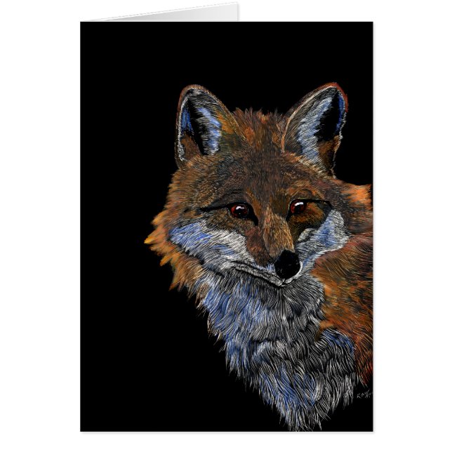 Cartão Fox vermelho (Frente)