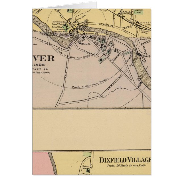 Cartão Foxcroft, Dover (Frente)