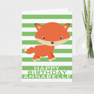 Cartão Foxy Birthday