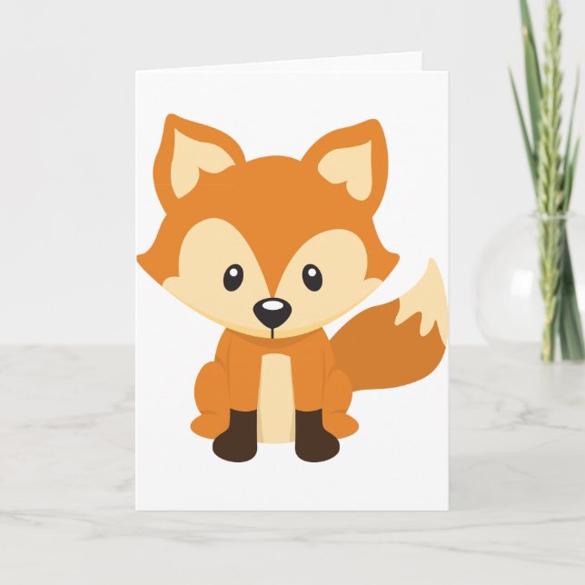 Cartão Foxy fox (Frente)