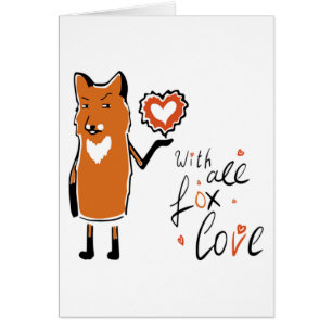 Cartão Foxy Love