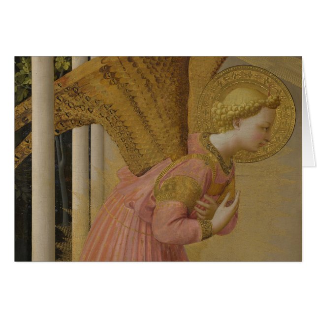 Cartão Fra Angelico Anunciation Angel CC0817 (Frente Horizontal)