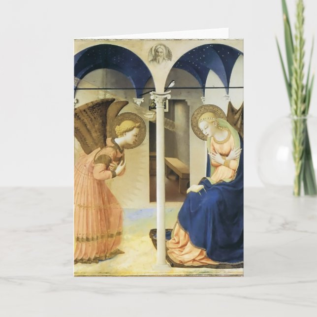 Cartão Fra Angelico The Annunciation (Frente)