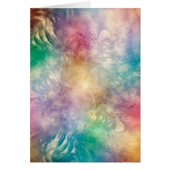 Cartão Fractais Antigos de Apofílise Anterior I (Frente)