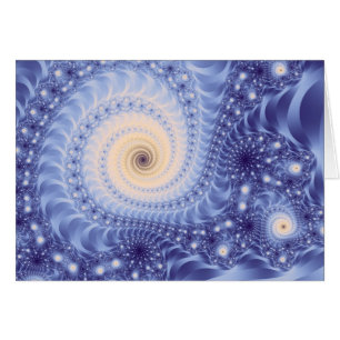 Cartão Fractal de Abstrato de Arte Espiritual