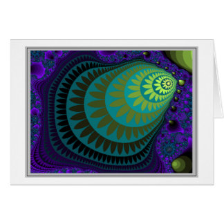 Cartão FRACTAL DE SHELL: Nenhum quadro, nenhum pensamento