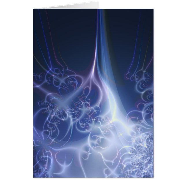 Cartão Fractal eterno da chama (Frente)