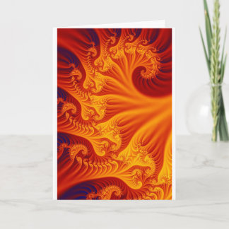 Cartão Fractal flame -card
