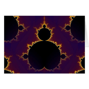 Cartão Fractal Mandelbrot