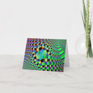 Cartão Fractal Weave Notecard