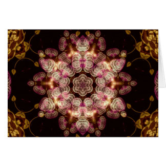 Cartão FractalRosea