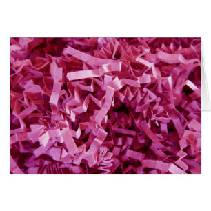 Cartão Fragmentos & dobras cor-de-rosa
