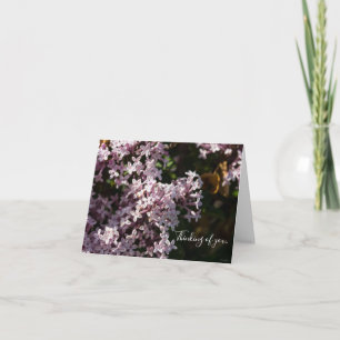 Cartão Fragrant Lilac Thinking Of You Card
