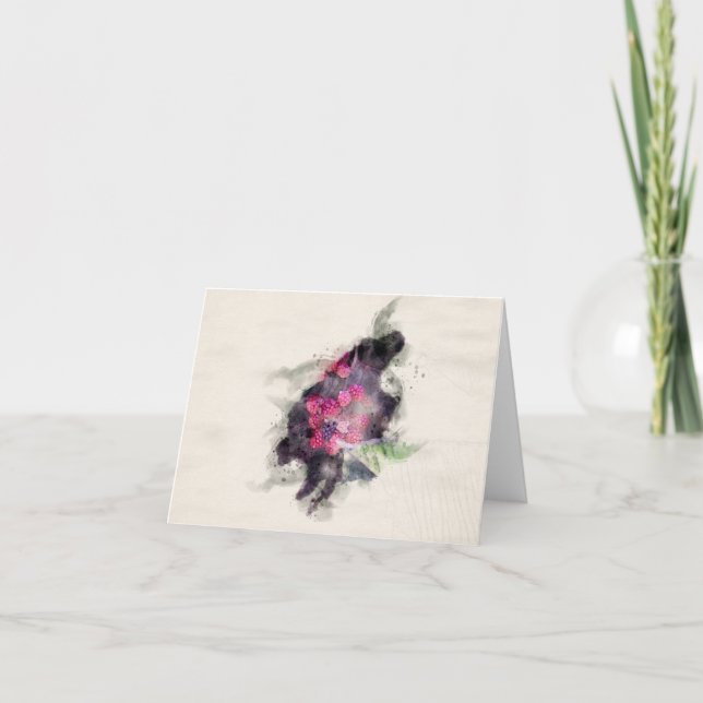 Cartão framboesa (Frente)