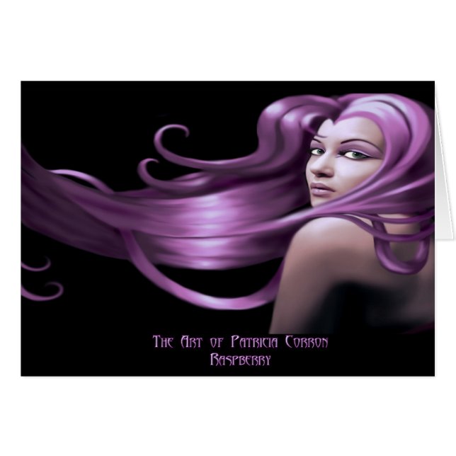 Cartão Framboesa (Frente Horizontal)