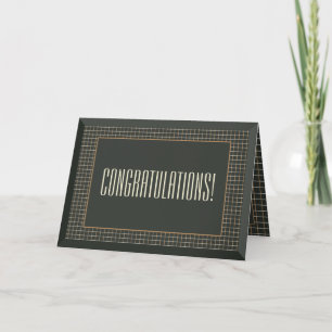 Cartão Framed Bear Groom Gay Wedding Congratulation Card