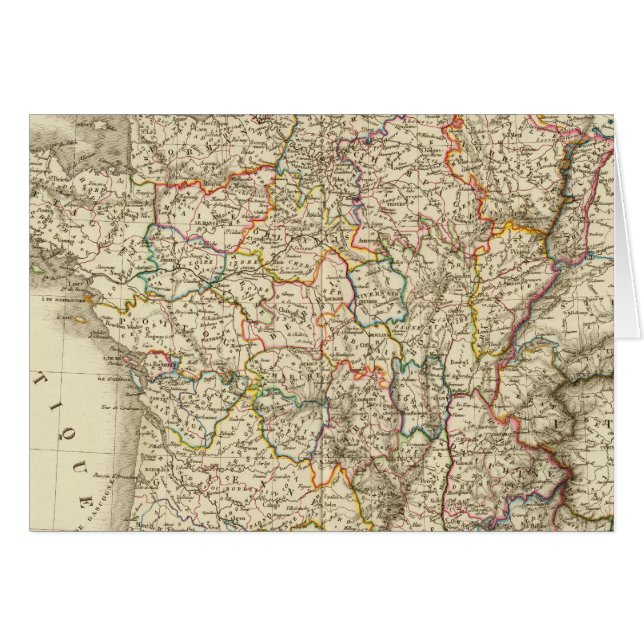 Cartão França à data de 1789 (Frente Horizontal)