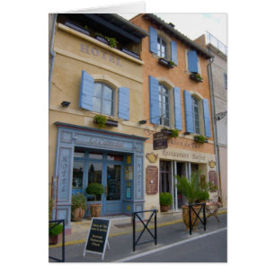 Cartão França, Arles, Provença, hotel e restaurante
