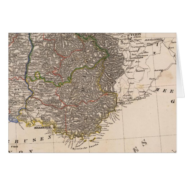 Cartão França do Sul (Frente Horizontal)