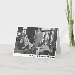 Cartão Francamente, sim. Continuamos com os Joneses."