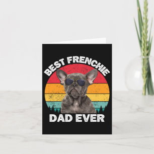 Cartão Francês Pai Diversão Francês Bulldog Proprietário
