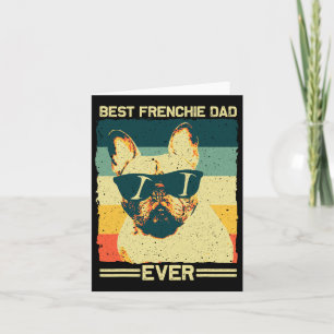 Cartão Francês Pai Homens Pai Buldogue Francês Amor