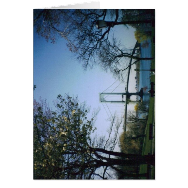 Cartão Francis Lewis Park Bridge View (Frente)