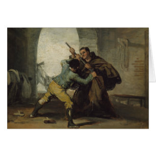 Cartão Francisco Goya - Friar Pedro Lança a Arma