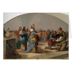 Cartão Francisco Jose de Goya y Lucientes a parábola o