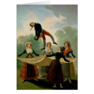 Cartão Francisco Jose de Goya y Lucientes El Pelele 17