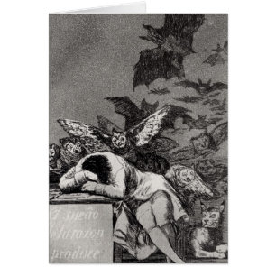 Cartão Francisco Jose de Goya y Lucientes o sono de
