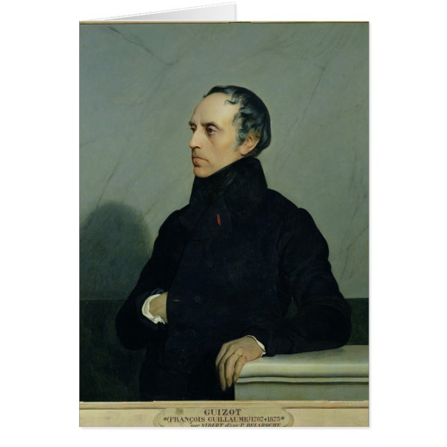 Cartão Francois Guizot (Frente)
