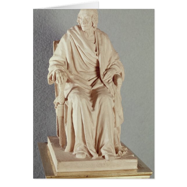 Cartão Francois Marie Arouet Voltaire 1778 (Frente)