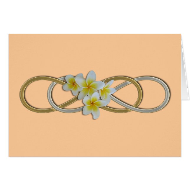 Cartão Frangipani BiColor Infinito Duplo (Frente Horizontal)