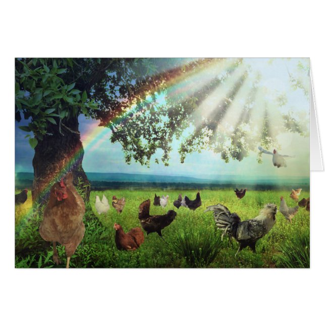 Cartão Frango do Céu (Frente Horizontal)