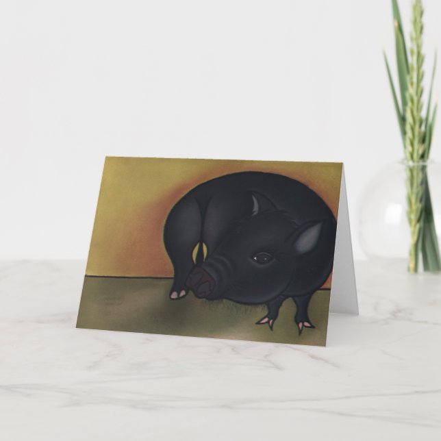 Cartão Frank aka Sir Francis Bacon by Robyn Feeley (Frente)