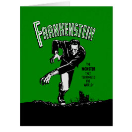 Cartão Frankenstein - BIG Greeting Card 8,5x11 Halloween