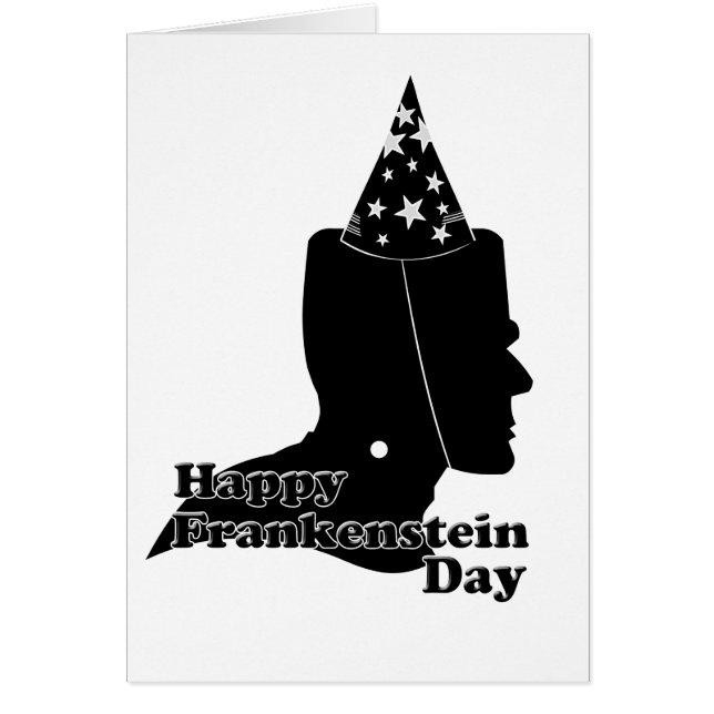 Cartão Frankenstein Day (Frente)