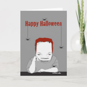 Cartão Frankenstein Feliz Halloween