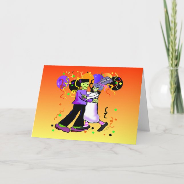 Cartão Frankenstein greeting cards (Frente)
