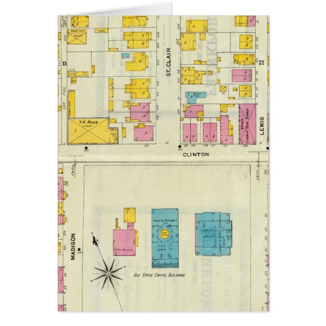 Cartão Frankfort, Kentucky 9 (Frente)