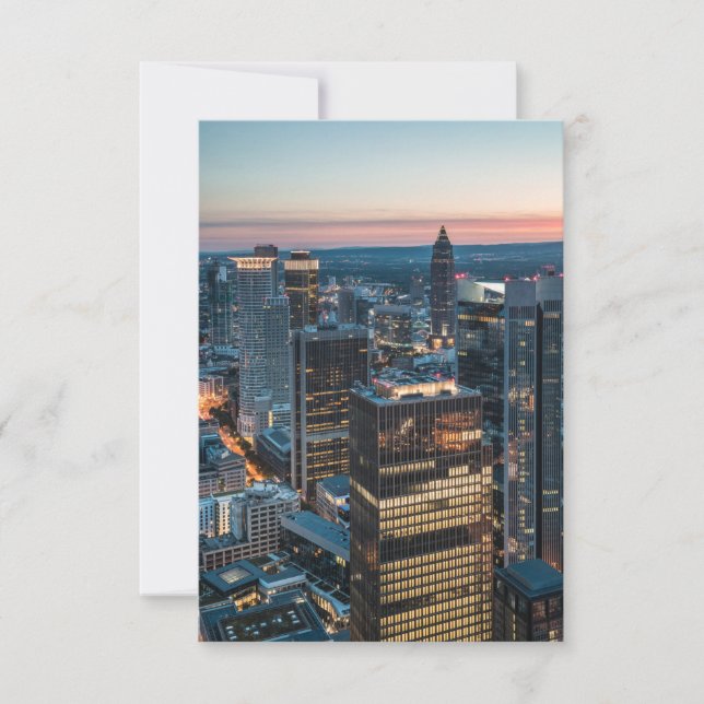 Cartão Frankfurt am Main Alemanha (Frente)