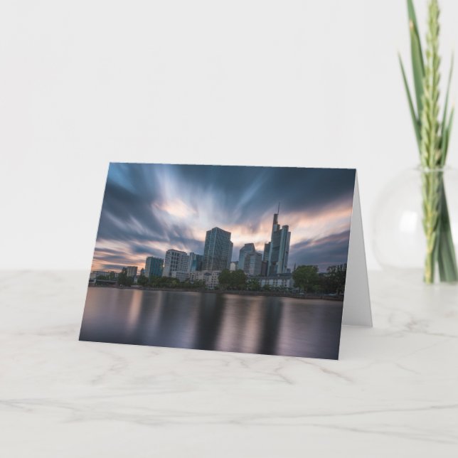 Cartão Frankfurt am Main Alemanha (Frente)